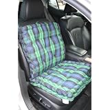 Cotton Travel Booster Cushion Blackwatch