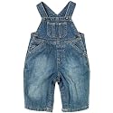 denim overalls(auth wash 6-9mos)