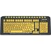 Personal Health Care : Keys-U-See Keyboard - Yellow Keys with Black Print