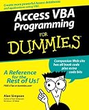 Access VBA Programming for Dummies