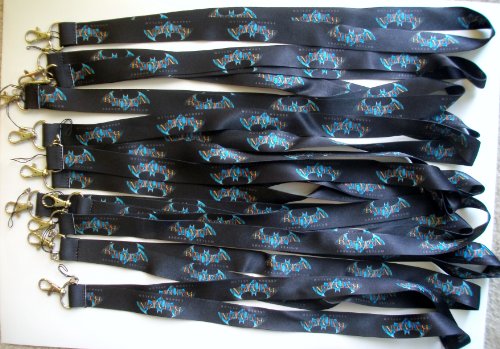  12 Marvel Super Hero Batman Arkham ID LANYARDs Key Strap Lot