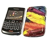 iTALKonline IMPERIAL BLUE PURPLE YELLOW ORANGE FEATHERS Pattern Super Slim  ....