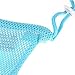 i'Pet Adjustable Polyester Mesh Big Cat Grooming Bag Dog Cleaning No Scratching Biting Restraint for Bathing Nail Trimming Injecting Examing (Blue)