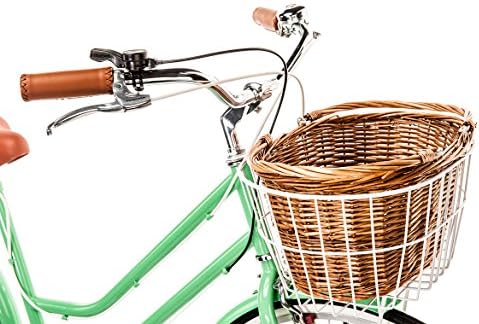 Dutch Cycles Vintage Ladies 7-Speed Classic Cruiser Urban Bicycle - 7-Speed Shimano (Mint, Large)