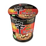 Nongshim Noodle Shin Cup, Black, 3.56 Ounce