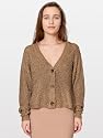 American Apparel Metallic Cropped Cardigan