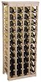 Wooden Wine Rack-Holds 44 Bottles-Unfinished Pine (Unfinished Pine) (40.5