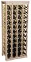Wooden Wine Rack-Holds 44 Bottles-Unfinished Pine (Unfinished Pine) (40.5"h x 17"w x 10.5"d)