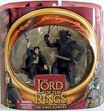 Eigenschaften TOY BIZ The Two Towers / Toy Biz LOTR / TTT 2002 - Der Herr der Ringe - Deluxe 2-PACK - PIPPIN - mit Sword-Slashing Action + Elven Cloak & UGLUK - mit Sword-Slashing