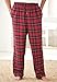 KingSize Men's Big & Tall Flannel Plaid Pajama Pants