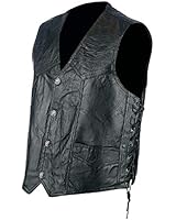 BUFFALO SIDE LACE VEST, BLACK