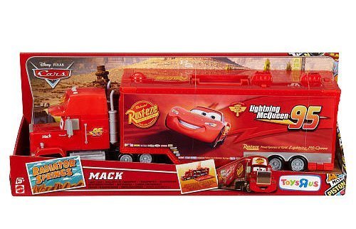 disney cars mack truck trolley