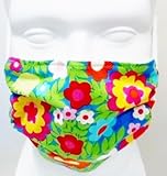 Floral Medallions Style Face Mask - Comfortable, Reusable Anti Dust Mask - Filters Dust, Pollen, Allergens, & Flu Germs - Allergy Mask - Ideal for Dog Grooming, Gardening, Sanding