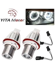 Automotive Parts and Accessories: YITAMOTOR 2x 7w Spot Angle Eye CREE Led Halo Ring White Lights for BMW US E39 E53 E61 E60 - yitamotor