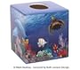 Tissue Box Cover Deep Blue