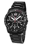 Golana - TE210-2 - Montre Homme - Quartz - Chronographe - Bracelet Acier Inoxydable Noir