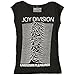 Joy Division Unknown Pleasures Print Junior's Fitted Cut Tee Shirt
