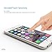 Gpel Screen Protector for iPhone 6 / 6s Premium Quality Japanese Nippon Asahi Real Tempered Glass, HD Clear, Full Cover (White)