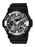 Casio - GA-200-1AER - G-Shock - Montre Homme - Quartz Analogique - Digital - Cadran Gris - Bracelet Résine Noir
