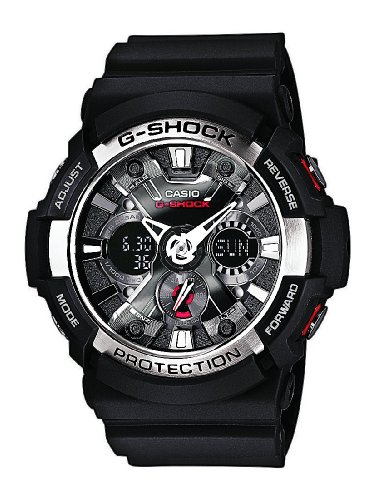 Casio Herren-Armbanduhr XL G-SHOCK Analog - Digital Resin GA-200-1AER Preisvergleich
