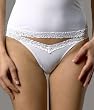 Natori Underneath Lace Trim Body Doubles V-front Bikini Panty