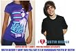 JUSTIN BIEBER T-SHIRT - POSTER SET 1 - JUSTIN BIEBER SHIRTS AND POSTER SET *EXCLUSIVE OFFER*