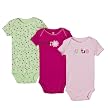 Just One Year- 3pk Bodysuit- Flower