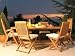Teak Outdoor Furniture Set with Oval Table - Antonini Outdoor - NT02000SET