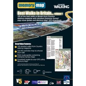 Memory Map 150 Best Walks In Britain From Country Walking Magazine [import anglais]
