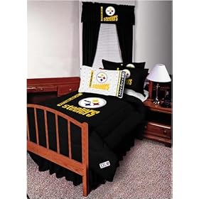 Pittsburgh Steelers Twin Size Bed skirt
