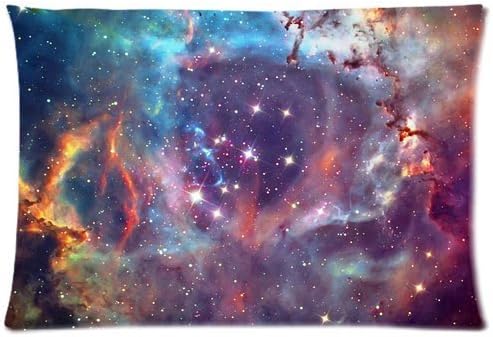 Galaxy Universe Space Pandora Design Custom Zippered Pillow Case 20x30 (twin sides print)