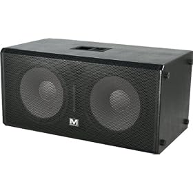 Marathon Entertainer Series ENT-218V2 Texture Coated Dual 18-Inch Subwoofer System