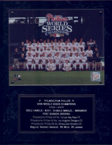 Buy 2008 Philadelphia Phillies World Series 12 X 15 Team Plaque by E Plaques