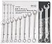 Sunex 9915 14 Piece V-Groove Fractional Full Polish Combination Wrench Set