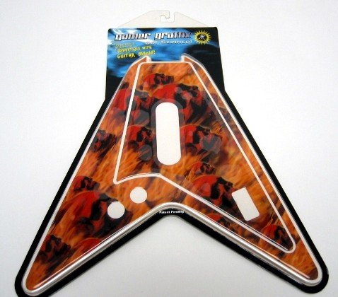 Playstation 2 Flying Hellfire Guitar Skins