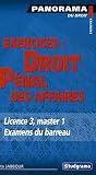 Revue Jeunes Editions  / Exercices : Droit Pénal des affaires