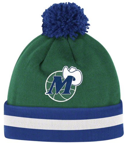 Dallas Mavericks Mitchell & Ness Jersey Stripe Cuffed Knit Hat