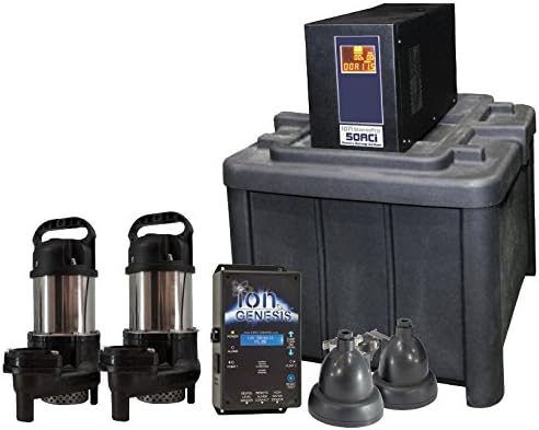 StormPro 50ACi Deluxe Battery Backup Sump Pump System (Batteries Not Included)