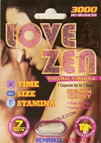 2 Packs Love Zen 3000 Natural Pill 7 Days Premium Quality Male Enhancement