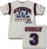 Three Stooges CURLY College Football Jersey