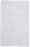 White 4x6' Shagadelic Chenille Twist Rug with Free Shipping