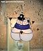 SWITCHABLES SW-159 - SNOW COUPLE IN LOVE Stained Glass Night Light Cover - Night Light Fixture Sold Separately