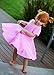 Made in USA Girls' 100% Cotton Short Sleeve Skater Party Twirly Dress Sensory Friendly SPD