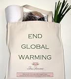 End Global Warming Organic Cotton Tote Bag
