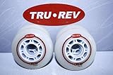 IMAGE OF Trurev 72mm Inline Skate Wheels X4- Urethane Matters Buy from the Experts We Re-Define Speed