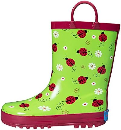 RanyZany Lovely Ladybug Rain Boots, 3