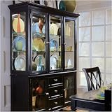 American Drew 919-831 / 919-830 Camden Black China Cabinet