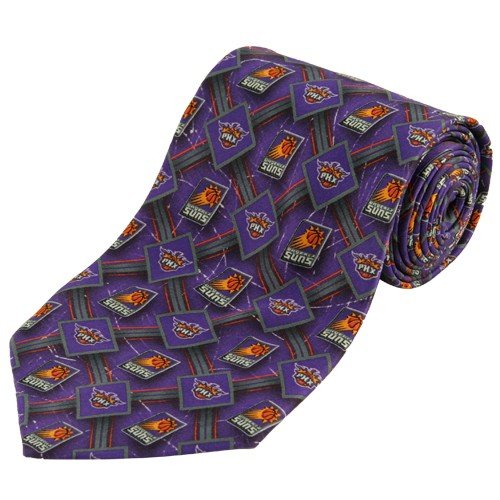 Phoenix Suns Purple Pattern Tie