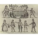 Professionally Framed English lithographer around 1840 (Pollock figurines and scenes of 