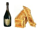 Dom Perignon Vintage 2002 Champagner in Holzkiste DGN geflammt 12,5 % 0,75l Flasche